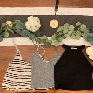 Zara & Brandy Melville & BDG Crop Tank Bundle